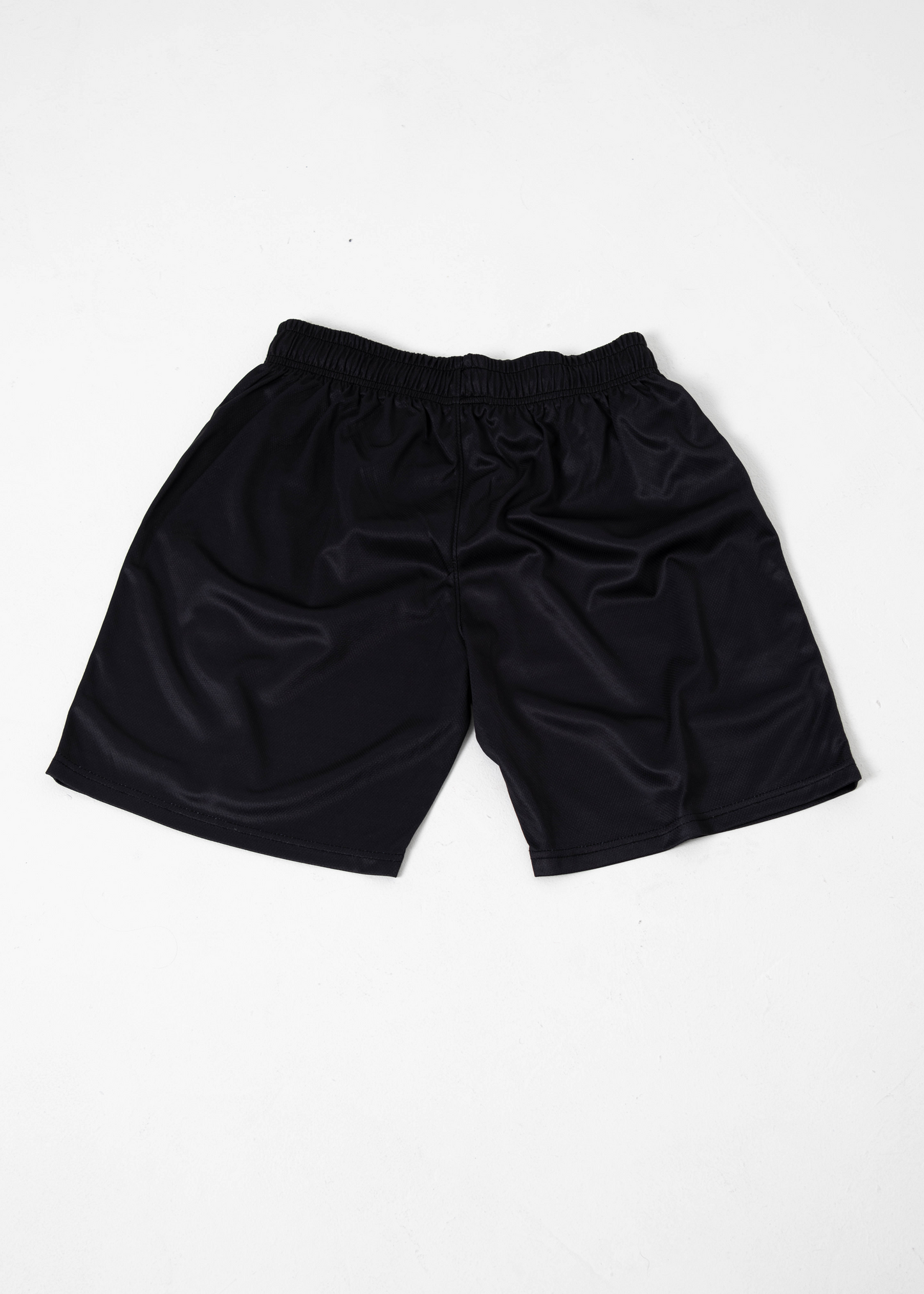 .Black Mesh Shorts