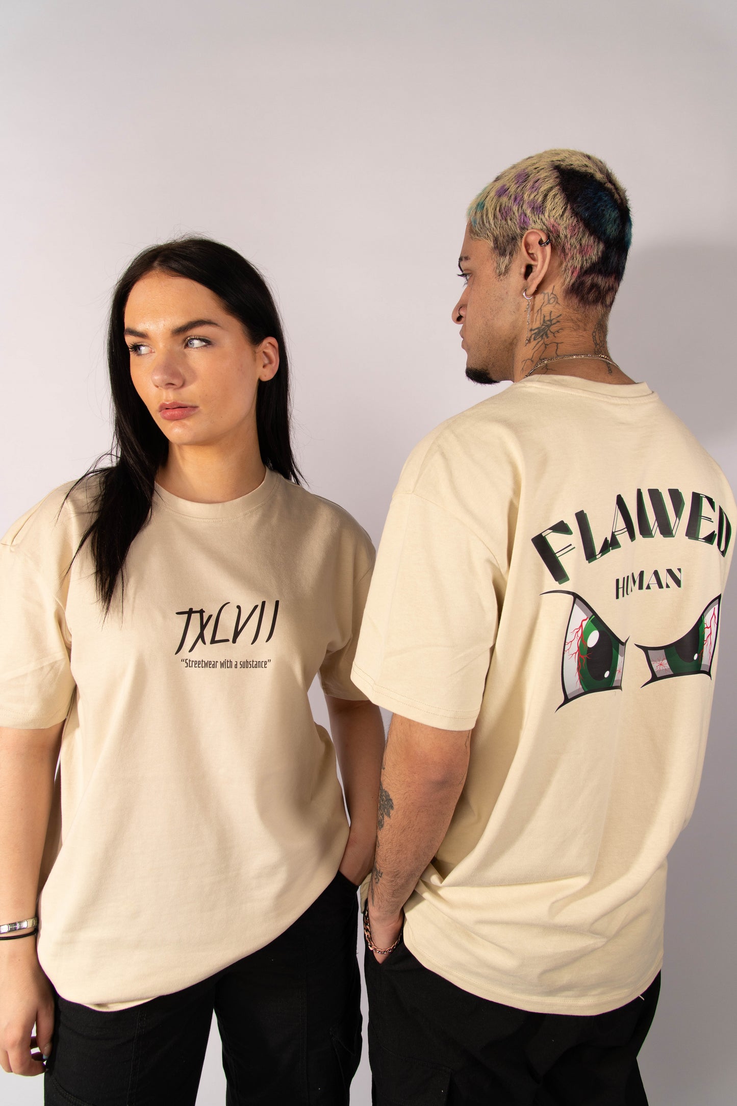 Flawed Human Oversize T Shirt