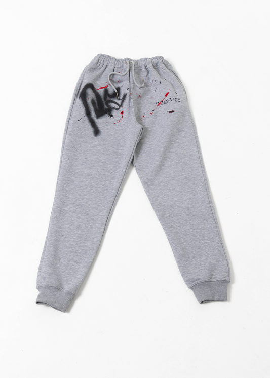 .Custom Grey Joggers