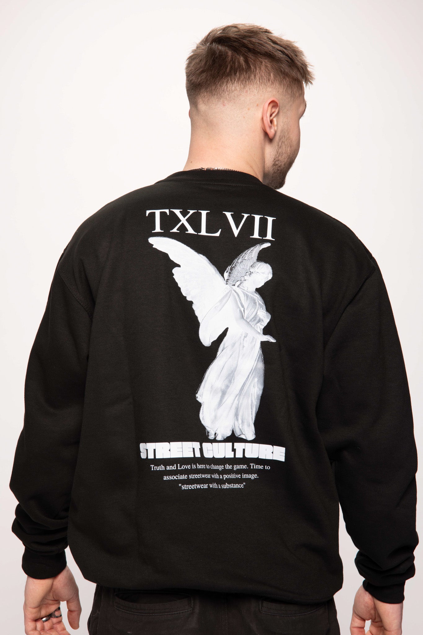 Street Angel Black Sweatshirt.