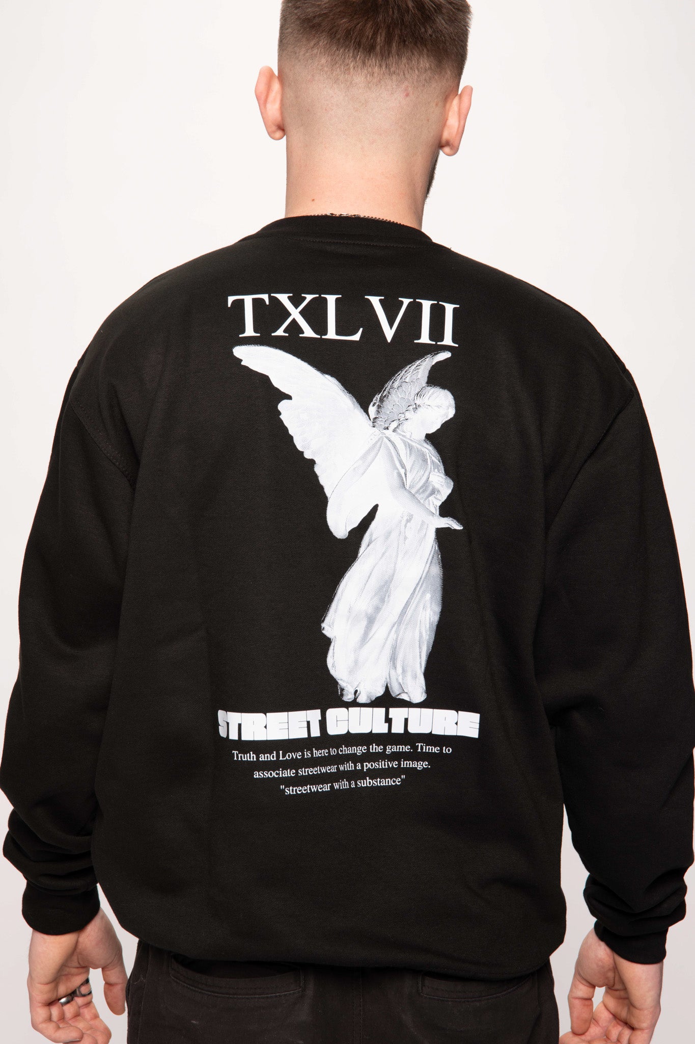 Street Angel Black Sweatshirt.