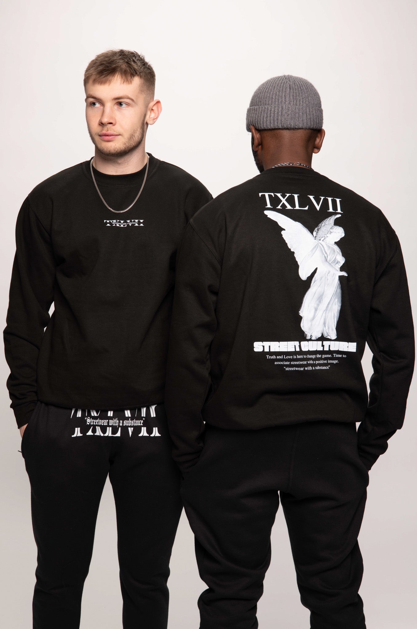 Street Angel Black Sweatshirt.