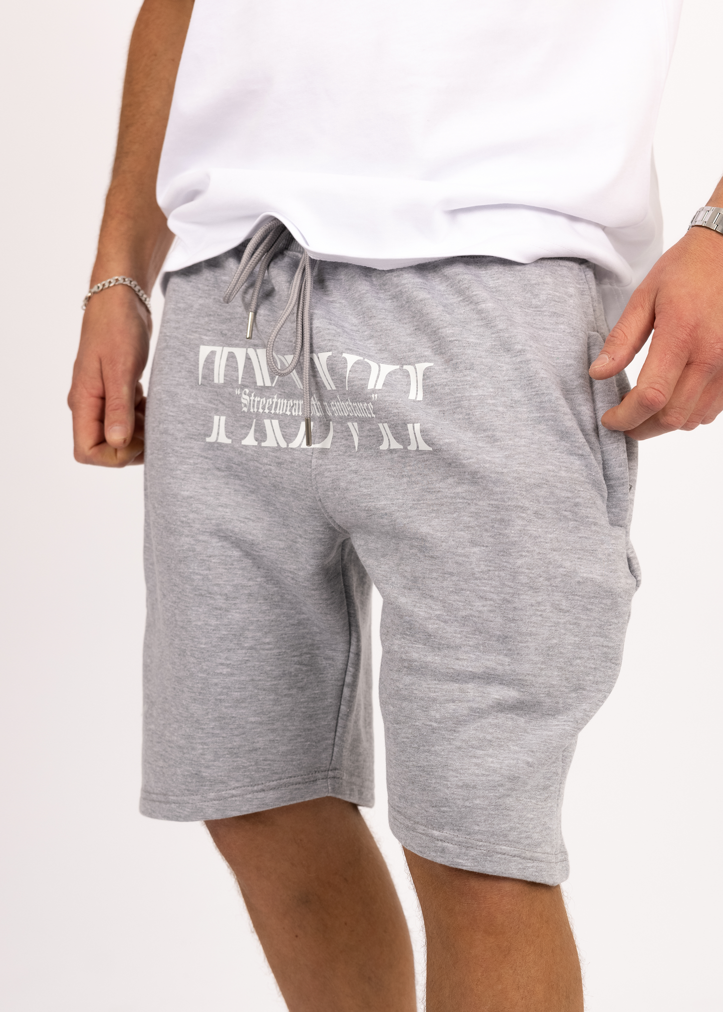 Grey Logo Shorts